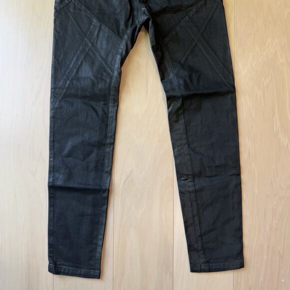 Rick Owens Pants 32 Black Dark Dust Designer Streetwear Slim Los Angeles - Picture 4 of 10